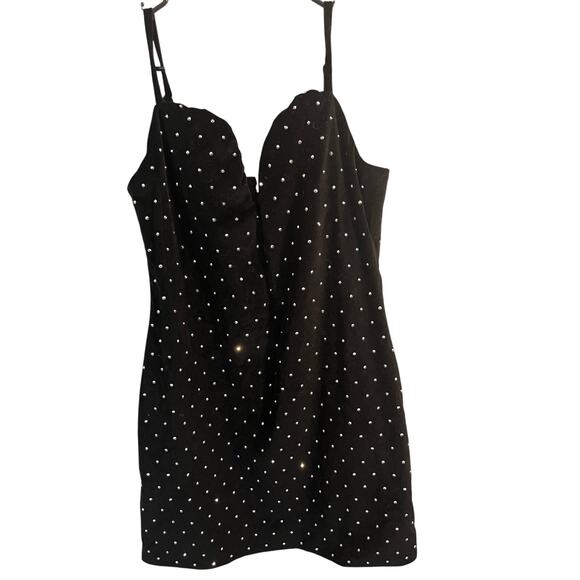 Michael Kors Embellished Velvet Bustier Mini dress women's size 6 - Picture 7 of 7